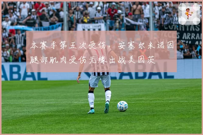 本赛季第五次受伤，安塞尔米诺因腿部肌肉受伤无缘出战美因茨