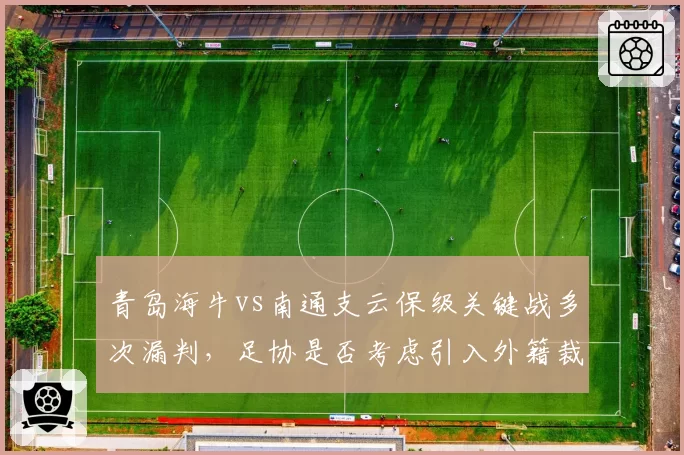青岛海牛vs南通支云保级关键战多次漏判,足协是否考虑引入外籍裁判执法?